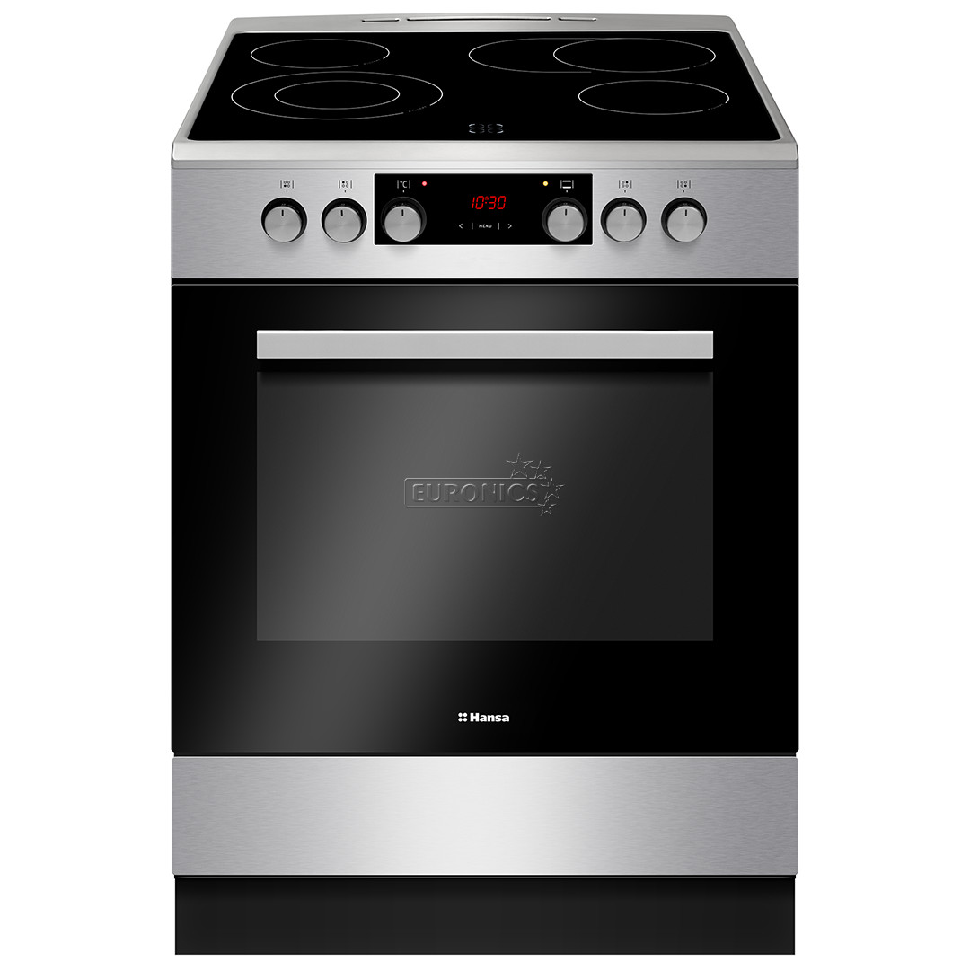 Hansa, CoolDoor3, 65 L, inox - Freestanding Ceramic Cooker