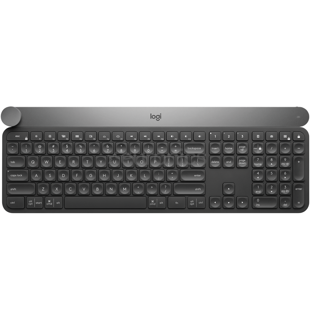 Logitech Craft, RUS, pelēka- Bezvadu klaviatūra