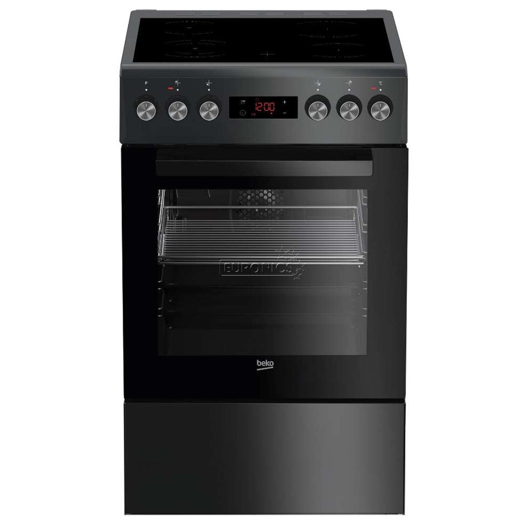 Beko, 60 L, black - Freestanding Ceramic Cooker