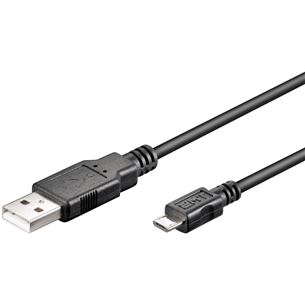 Cable USB A - USB B micro, Wentronic / 2 m