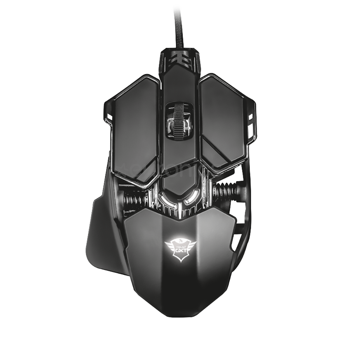 Trust GXT 138 X-Ray, optiskā, melna - Datorpele ar vadu