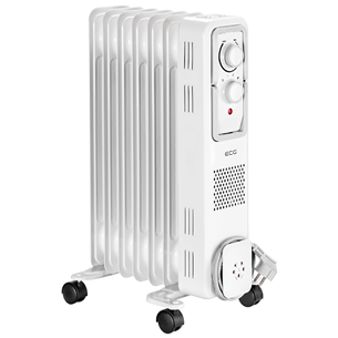 ECG, 1500 Вт, белый - Масляный радиатор