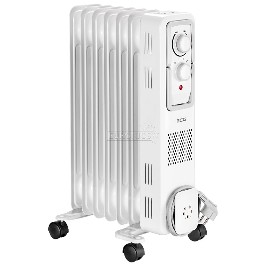ECG, 1500 W, balta - Eļļas radiators