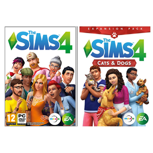 Spēle priekš PC, The Sims 4 + Cats and Dogs Bundle