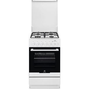 Gas cooker with electric oven, Electrolux (50 cm)