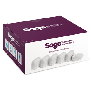Sage, 6 шт. - Набор водяных фильтров BWF100