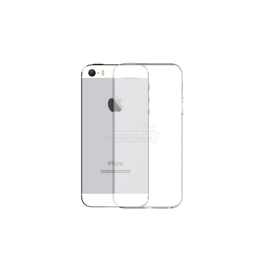 Silikona apvalks priekš iPhone5/5S, JustMust / Caurspīdīgs