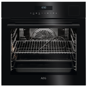 AEG SteamPro 9000, 70 л, черный - Интегрируемый духовой шкаф с паром BSE792320B