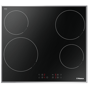 Hansa, width 57.5 cm, black - Built-in ceramic hob