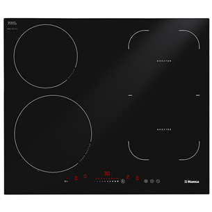 Hansa, width 57.6 cm, black - Built-in induction hob