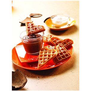 Tefal Snack Collection - Heart-shaped waffle set