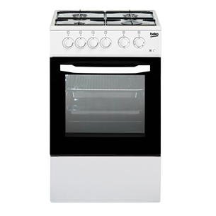 Gas cooker with electric oven Beko (50 cm)