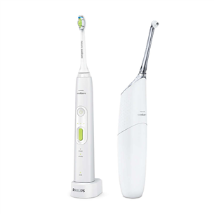 Elektriskā zobu birste Healthy White + AirFloss Ultra zobu starpu tīrītājs, Philips