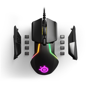 SteelSeries Rival 600, optiskā, melna - Datorpele ar vadu