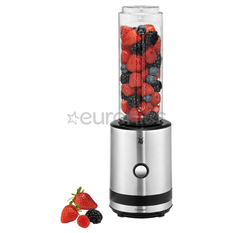 WMF KITCHENminis SmoothieToGo, 300 W, 2 x 600 ml, inox/black - Blender
