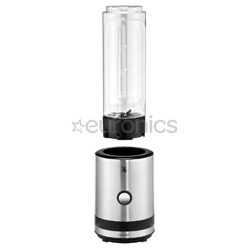 WMF KITCHENminis SmoothieToGo, 300 W, 2 x 600 ml, inox/black - Blender