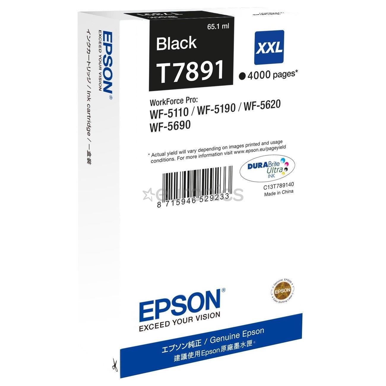 Tintes kārtridžs 79XXL, Epson / melna