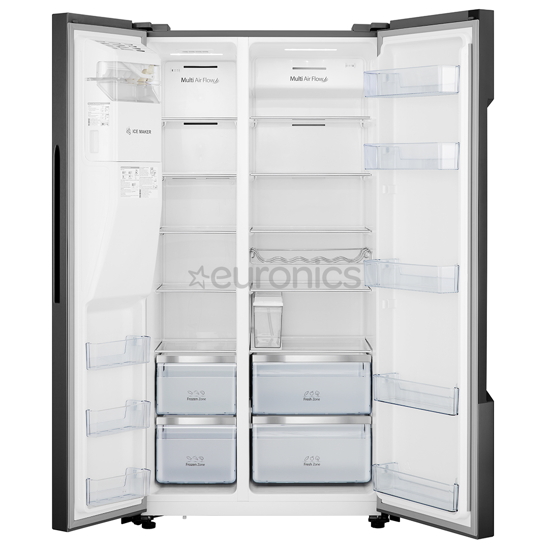 Ledusskapis Side-by-Side, Hisense / augstums: 179 cm