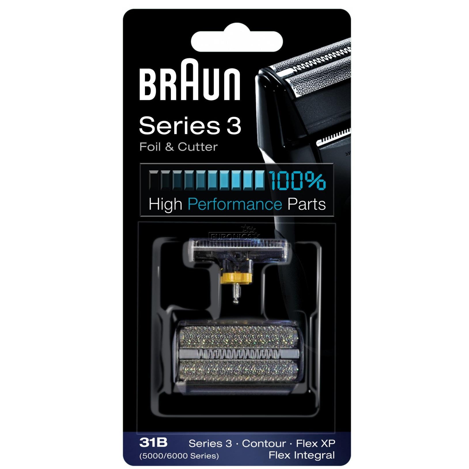 Braun Series 3 - Replacement Foil and Cutter, 31B | Euronics