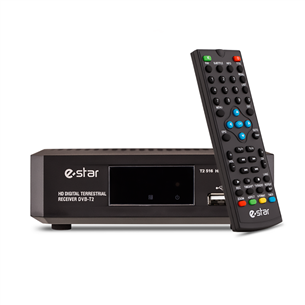 Digitālais TV uztvērējs T2 516 HD, eSTAR