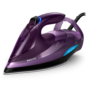 Philips Azur Advanced, 3000 W, violeta - Tvaika gludeklis