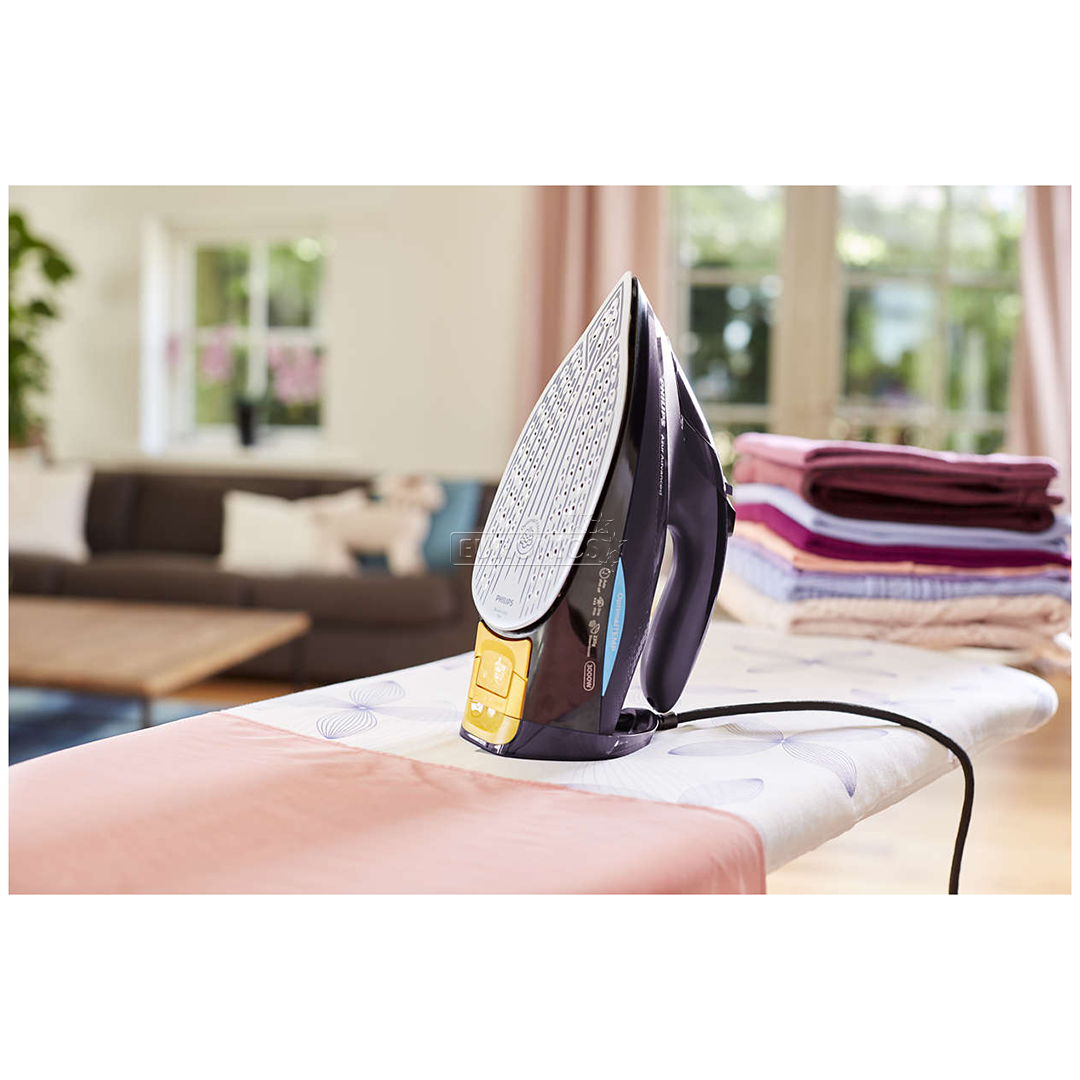 Philips Azur Advanced, 3000 W, violeta - Tvaika gludeklis