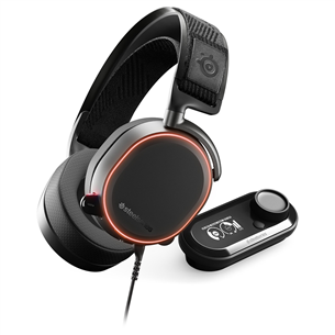 SteelSeries Arctis Pro, melna - Austiņas ar mikrofonu + GameDAC