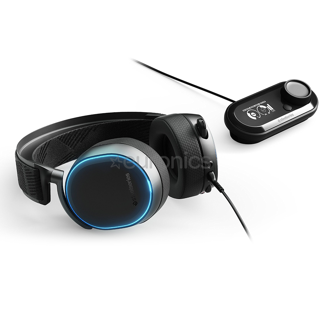SteelSeries Arctis Pro, melna - Austiņas ar mikrofonu + GameDAC