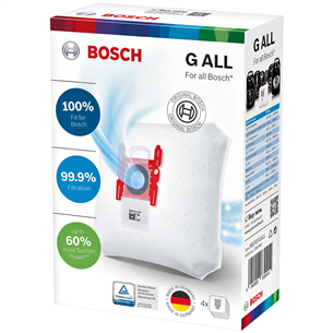 Bosch PowerProtect, 4 gab. - Putekļu sūcēja maisiņi BBZ41FGALL