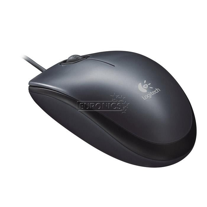 Logitech M90, black - Wired optical mouse