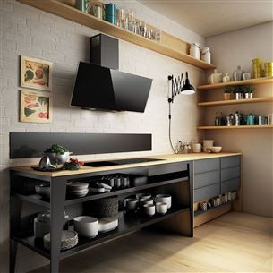 Elica Shire, 713 m³/h, black - Cooker hood