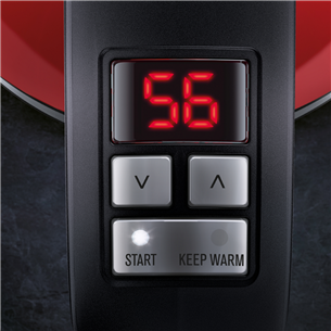 Electrolux, variable thermostat, 1.7 L, red - Kettle