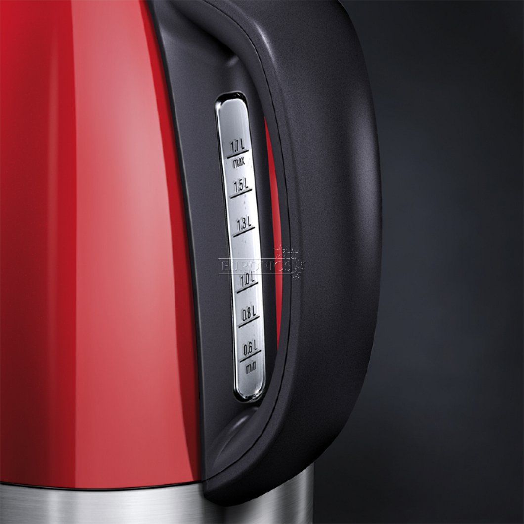 Electrolux, temperatūras regulēšana, 1.7 L, sarkana - Tējkanna