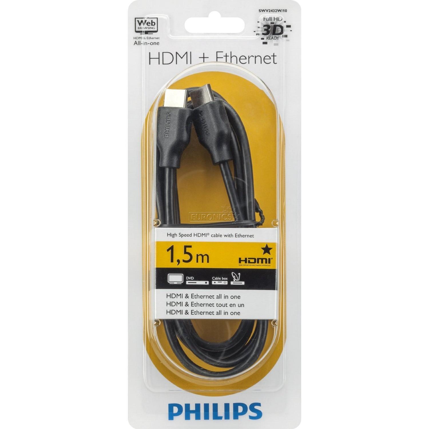 HDMI vads 1.5 m, Philips