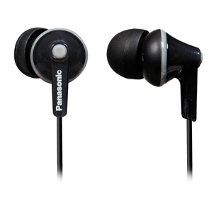Panasonic RP-HJE125E-K, black - In-ear Headphones