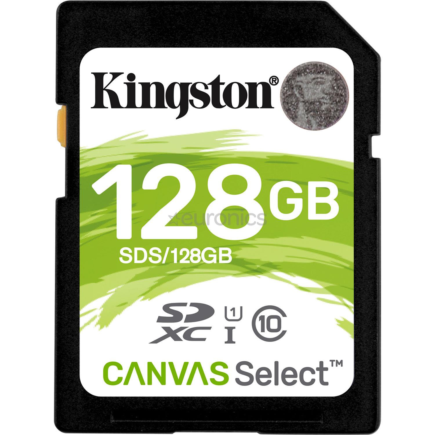 SDHC Canvas Select memory card, Kingston / 128GB