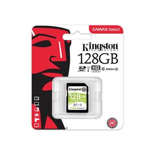 Карта памяти Canvas Select SDHC, Kingston / 128GB