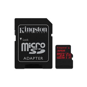 Micro SDHC Canvas React memory card, Kingston / 32GB