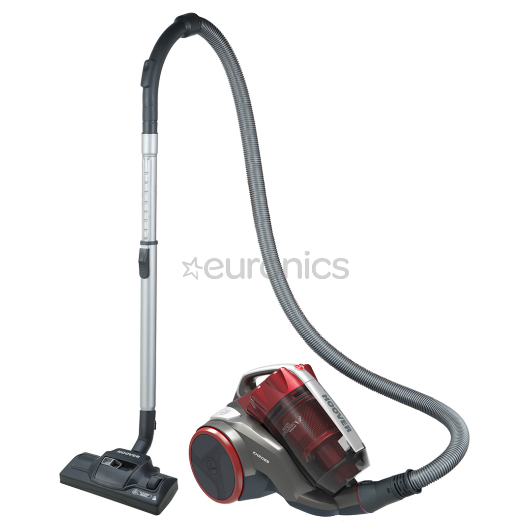 Hoover Khross, 550 W, bez maisiņa, sarkana/pelēka - Putekļu sūcējs