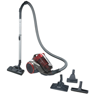 Hoover Khross, 550 W, bagless, red/grey - Vacuum cleaner