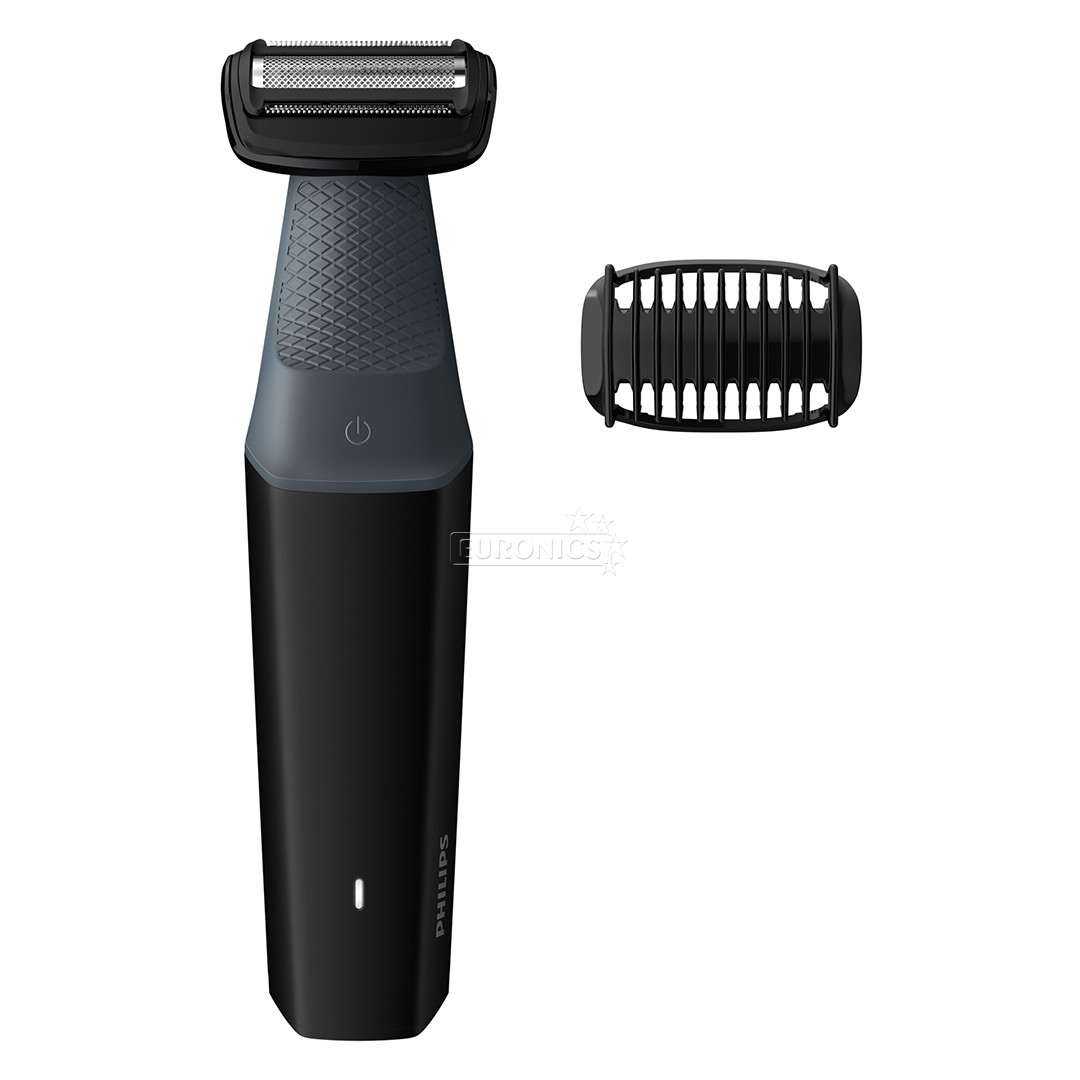 Philips Bodygroom 3000, melna/pelēka - Trimmeris ķermenim