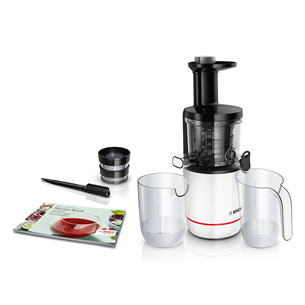 Bosch VitaExtract, 150 W, black/white - Slow juicer