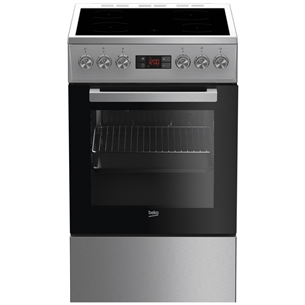 Beko, 55 L, inox - Freestanding Ceramic Cooker