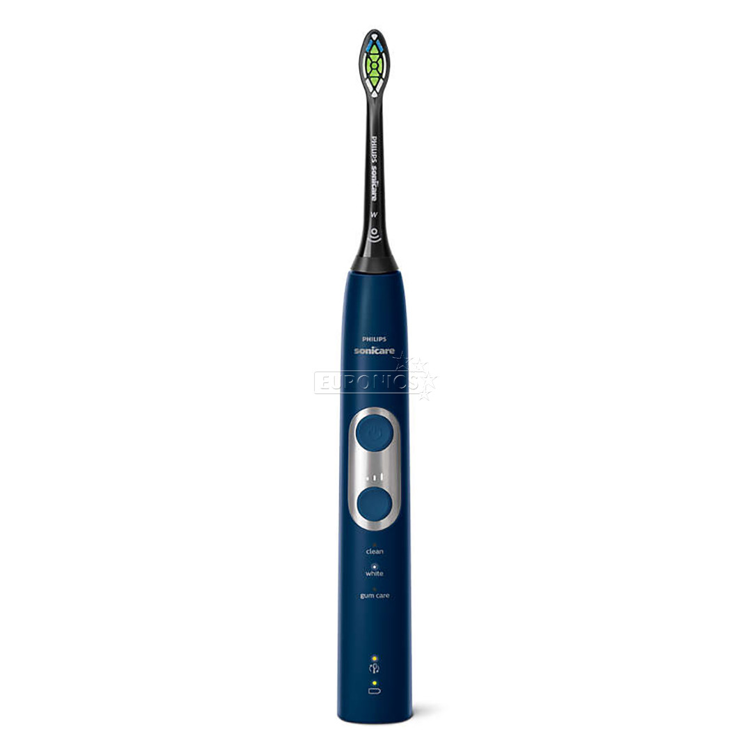 Philips Sonicare ProtectiveClean 6100, ceļojumu futrālis, melna/zila - Elektriskā zobu birste