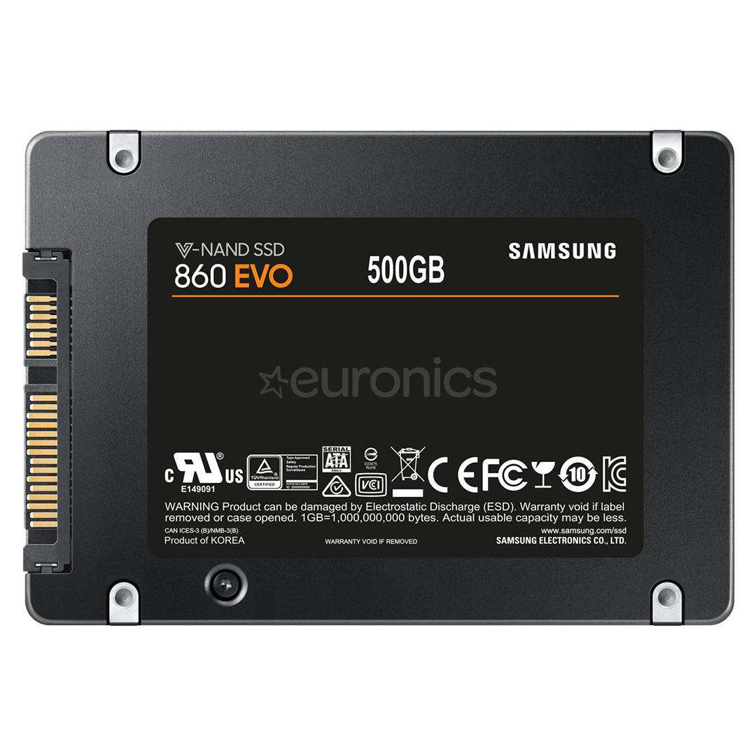 SSD cietais disks 860 EVO, Samsung / 500GB