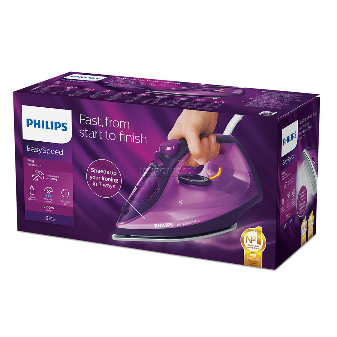 Steam iron EasySpeed Plus, Philips