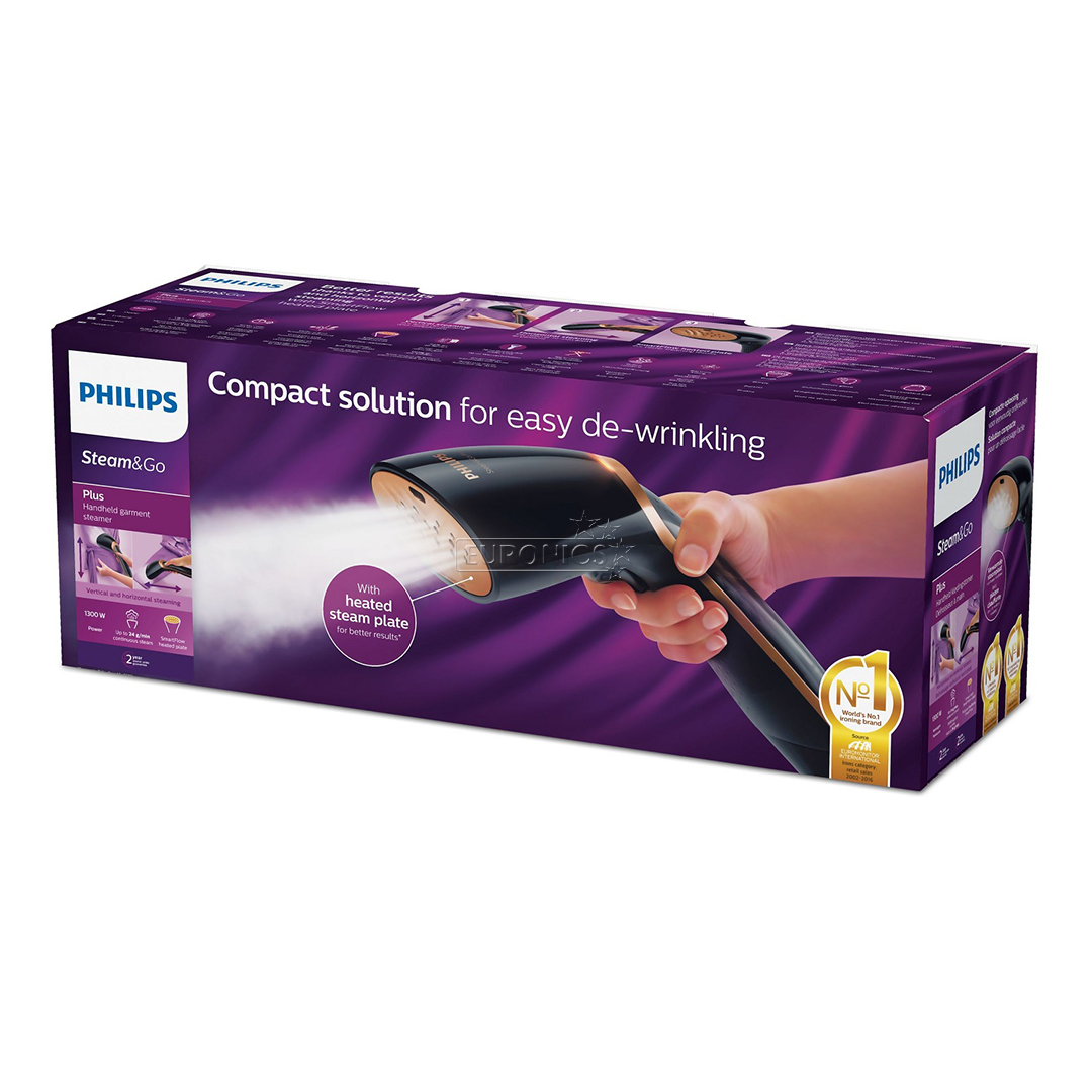 Rokas apģērbu tvaicētājs Steam&Go, Philips