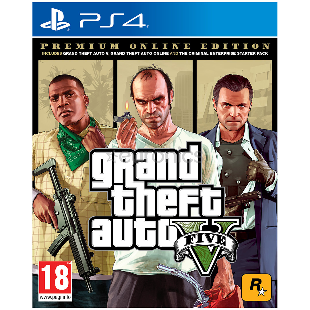 PlayStation 4 spēle, Grand Theft Auto V Premium Online Edition