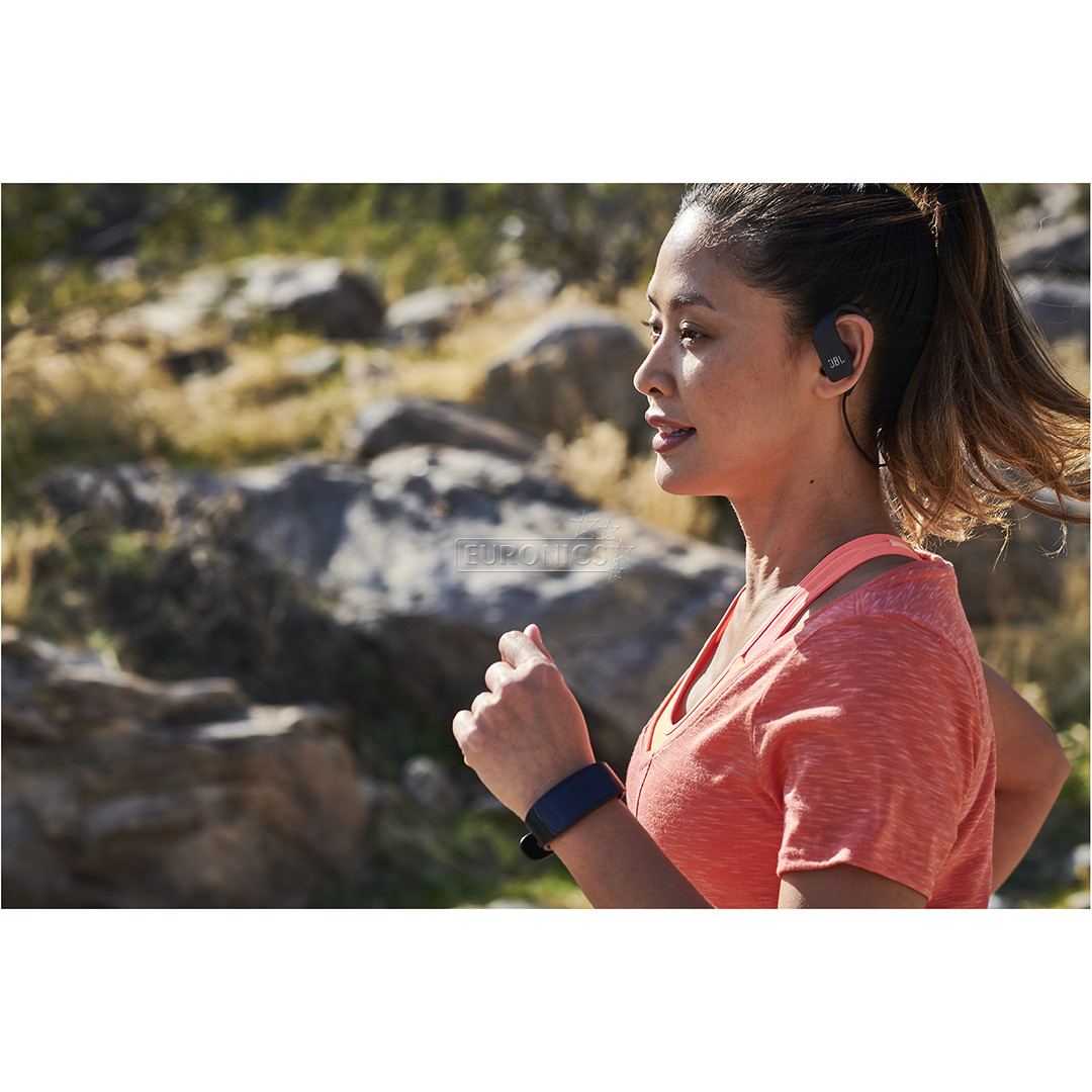 JBL Endurance Sprint, melna - Bezvadu sporta austiņas
