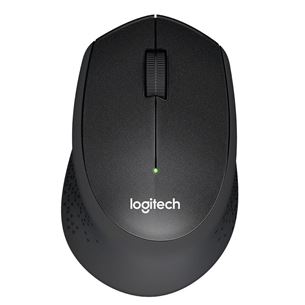 Logitech M330 Silent Plus, тихая работа, черный - Беспроводная оптическая мышь